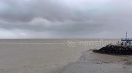 UK: Stormy weather with strong wind in Kent