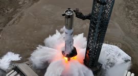 US: SpaceX Test-Fires Super Heavy Booster In Exciting Video Ahead Of Starship's Seventh Launch