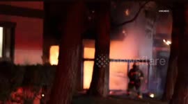 US, Los Angeles: Lancaster Residential Fire