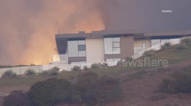 US, Los Angeles: Malibu Aftermath As Franklin Fire Burns More Than 2200 Acres Part 2