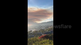 US: Franklin Fire Spreads Rapidly In Malibu, California 4