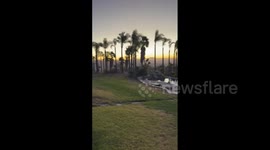 US: Santa Ana Winds Trigger Red Flag Warning In Southern California