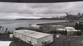 Marine crews tackle pleasure boat fire in Seattle