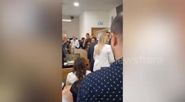 Benjamin Netanyahu appears at corruption trial in Israel