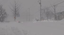 Japan: Winter Storm Brings Blizzard Conditions And Heavy Snow To Hokkaido 2