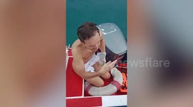 Skinny dipping Russian tourist pulled from sea in Thailand