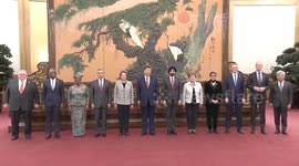 China: Chinese President Xi meets heads of major international economic organizations