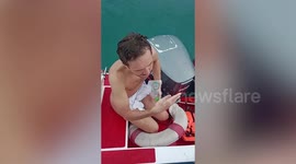 Skinny dipping Russian tourist pulled from sea in Thailand