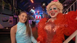 Married At First sight reality star Kristina Goodsell talks about her time on the show with Simon Gross at his Snow White Panto