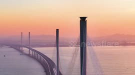 New sea-crossing path opens to traffic in China's Guangdong