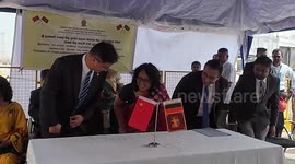 China delivers shipment of school uniform fabric to Sri Lanka
