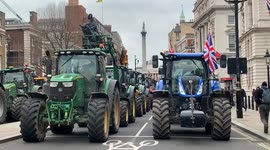 Farmers descend on London in protest against inheritance tax changes