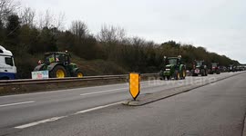 Farmers Demonstration in Felixstowe
