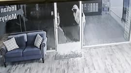 US, Los Angeles: Sherman Oaks Business Break In Surveillance Video Part 2