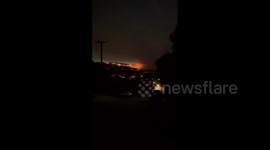 US: Franklin Fire Rages, Forcing Thousands To Evacuate In Malibu, California