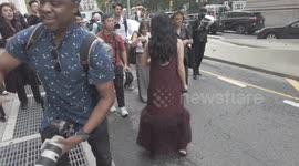 US: New York Fashion Week Street Style 2024