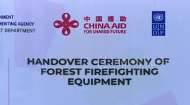 Handover ceremony for forest firefighting equipment project held in Mongolia