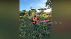 Man, 60, rescued from rainforest after surviving on rainwater for seven days