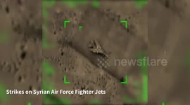 Syria: Precision Airstrikes on Syrian Fighter Jets and Strategic Weapons