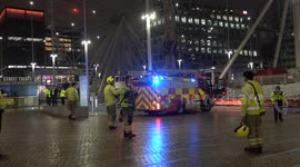 Birmingham fairground ride crashes in the city centre injuring ride-goers as emergency services respond