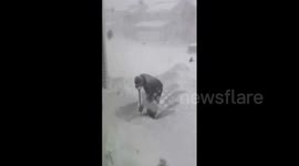 US: Lake-Effect Snow Hits Western New York 4
