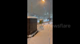 Japan: Strong Cold Front Dumps Heavy Snow On Hokkaido