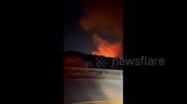 US: Franklin Fire Rages, Forcing Thousands To Evacuate In Malibu, California 2