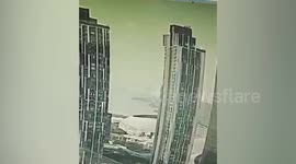 Fire rips through apartment tower block in Shenzen, China