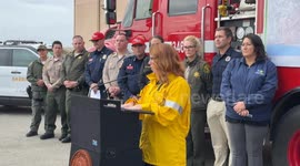 US: California Wildfires 2024, Franklin Fire