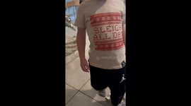 'What's that?' Mum catches son red-handed stealing Christmas treats
