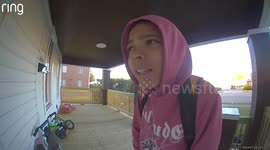 Exclusive- Young man's Ring camera prayer goes viral