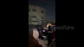 Palestinian Authority (PA) security forces assault Palestinian civilians peacefully demonstrating