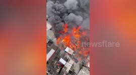Fire destroys 200 homes in Indonesia