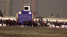 Buzkashi, a traditional sport uniting Afghans