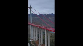 High bridge in SW China completes load test
