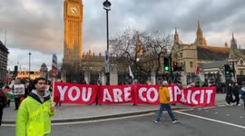 Rally for Palestine: End the Genocide, Remember Those Killed in Parliament Square, London