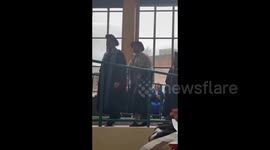 UK: Kuwaiti PhD graduate Ali Alsayegh donned a keffiyeh and raised the Palestinian flag during his graduation ceremony at the University of Exeter