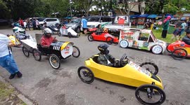 Over 120 Entries took part in Soap Box Racing In Bandung Indonesia