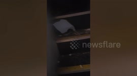 Double decker bus has roof ripped off in horror crash