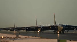 Three B-52 bombers take off from US Central Command area