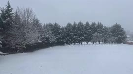 US: Snow Blankets Parts Of West Virginia