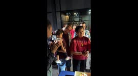 Confetti catches fire and sparks chaos as birthday girl blows out candles