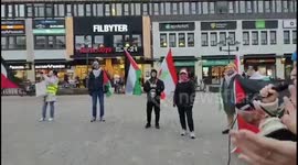 Sweden: Community members in Linköping, Sweden, held a vigil to show solidarity with the Palestinian people