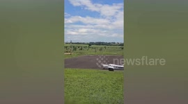 Narco jet intercepted on private runway by police in Brazil