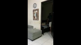 Schoolboy is too sleepy for his birthday surprise