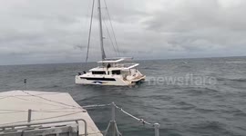 British and Australian tourist rescued from stricken yacht off Thai coast