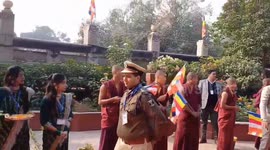 Sri Lankan President Anura Kumara Dissanayake visited Mahabodhi Temple in Bihar, offers prayers for peace