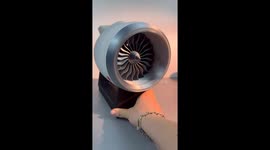 Designer makes incredible working model of plane engine