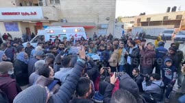 Mourners attend funeral for journalist killed in Gaza