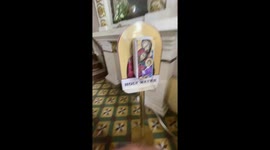 Holy water themed alcohol santiser dispesner